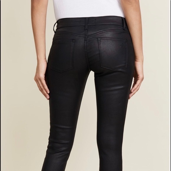 DL1961 - Emma Low Rise Skinny in Poseidon Size 25 Leather - Picture 4 of 12